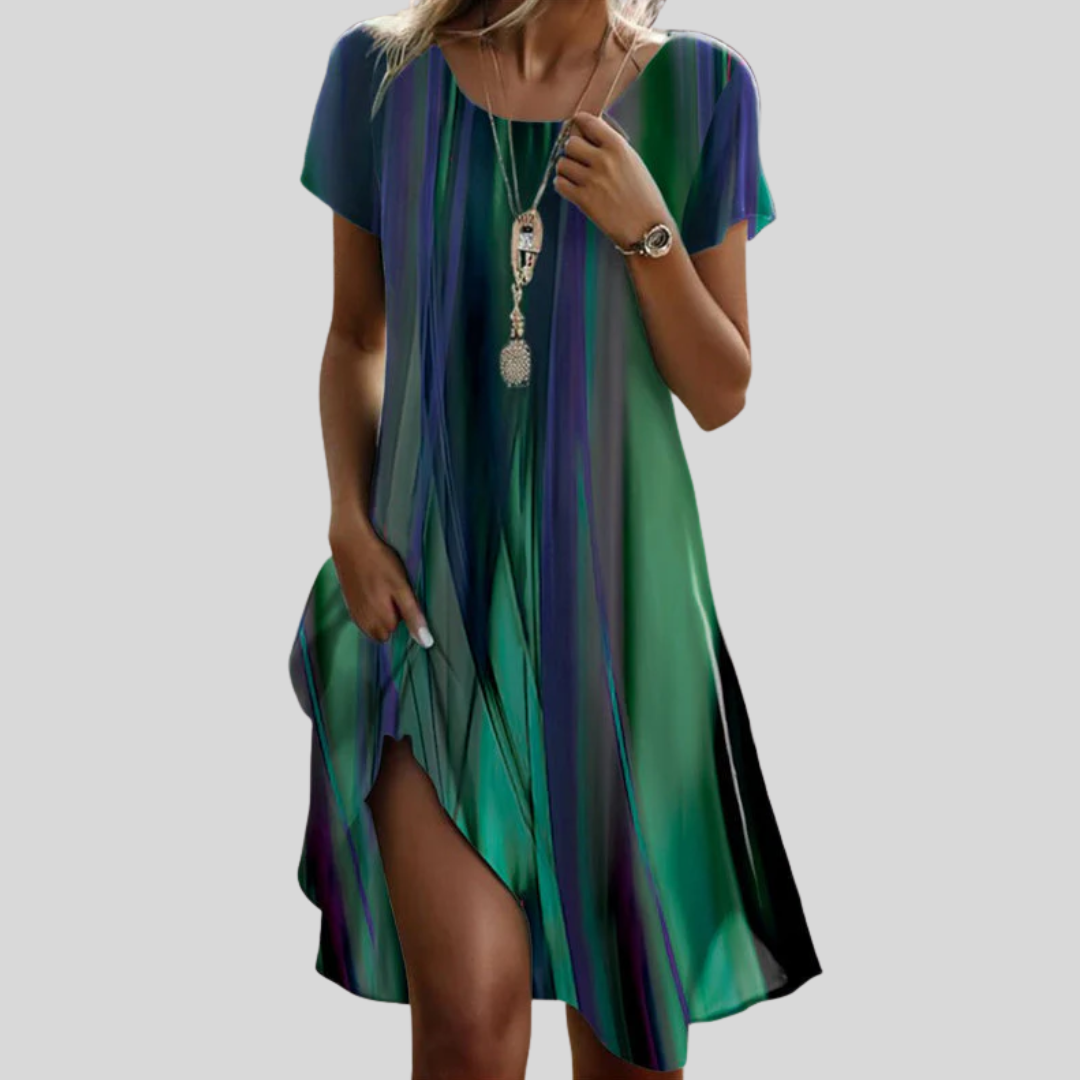 Genna – Vestido Casual Boho Gradiente